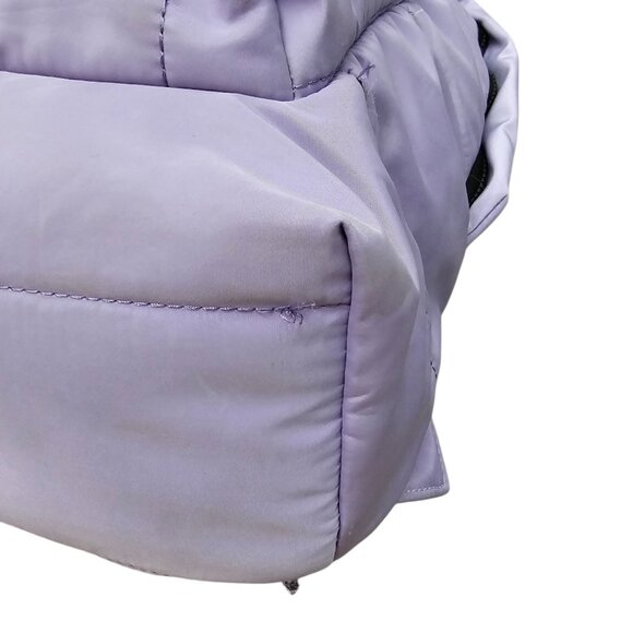 Steve Madden Bariaa Wild Nylon Padded Large Satchel Purple Backpack - Picture 10 of 12